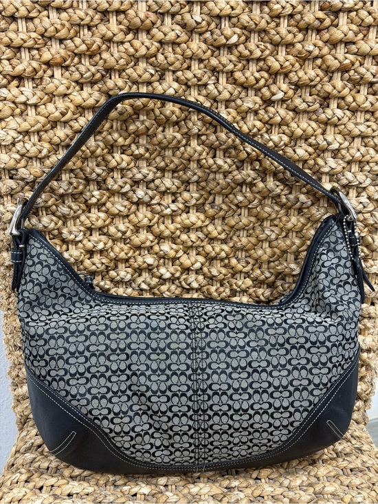 Coach Handbags - Vintage Coach Classic Signature Shoulder Hobo Bag